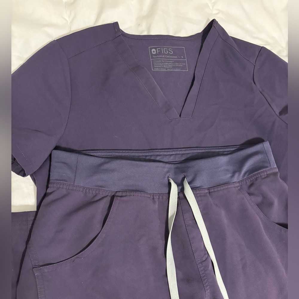 Figs Scrub Set - Purple Shadow Size S